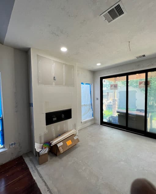 Custom home building project by Luchin & Sons